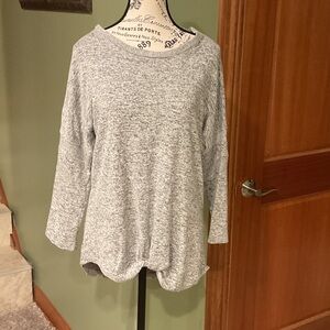 Chance or Fate Heather Gray Women's Lightweight Sweater, Size M